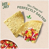 Vista 18 de Late July Snacks Chips de tortilla orgánica finos y crujientes con chía y quinua, bolsa de 10.1 onzas (paquete de 9)