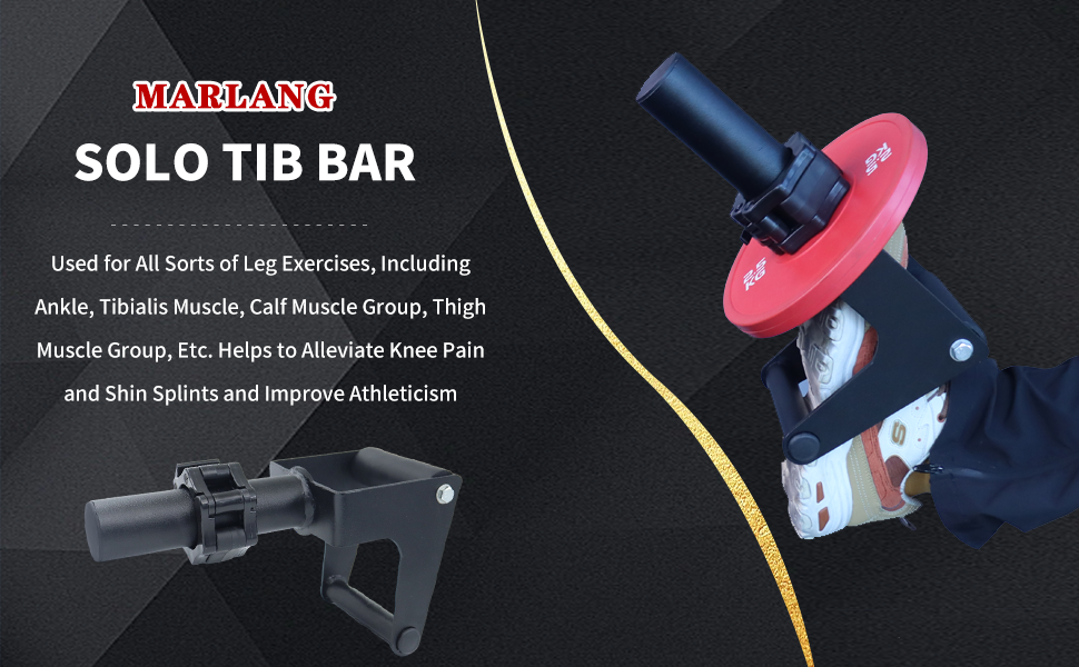 Barre Solo Tibialis – Entraînement Mollets Et Tibias, Acier, 2 Types De Mousse, Charge Max 30 Kg