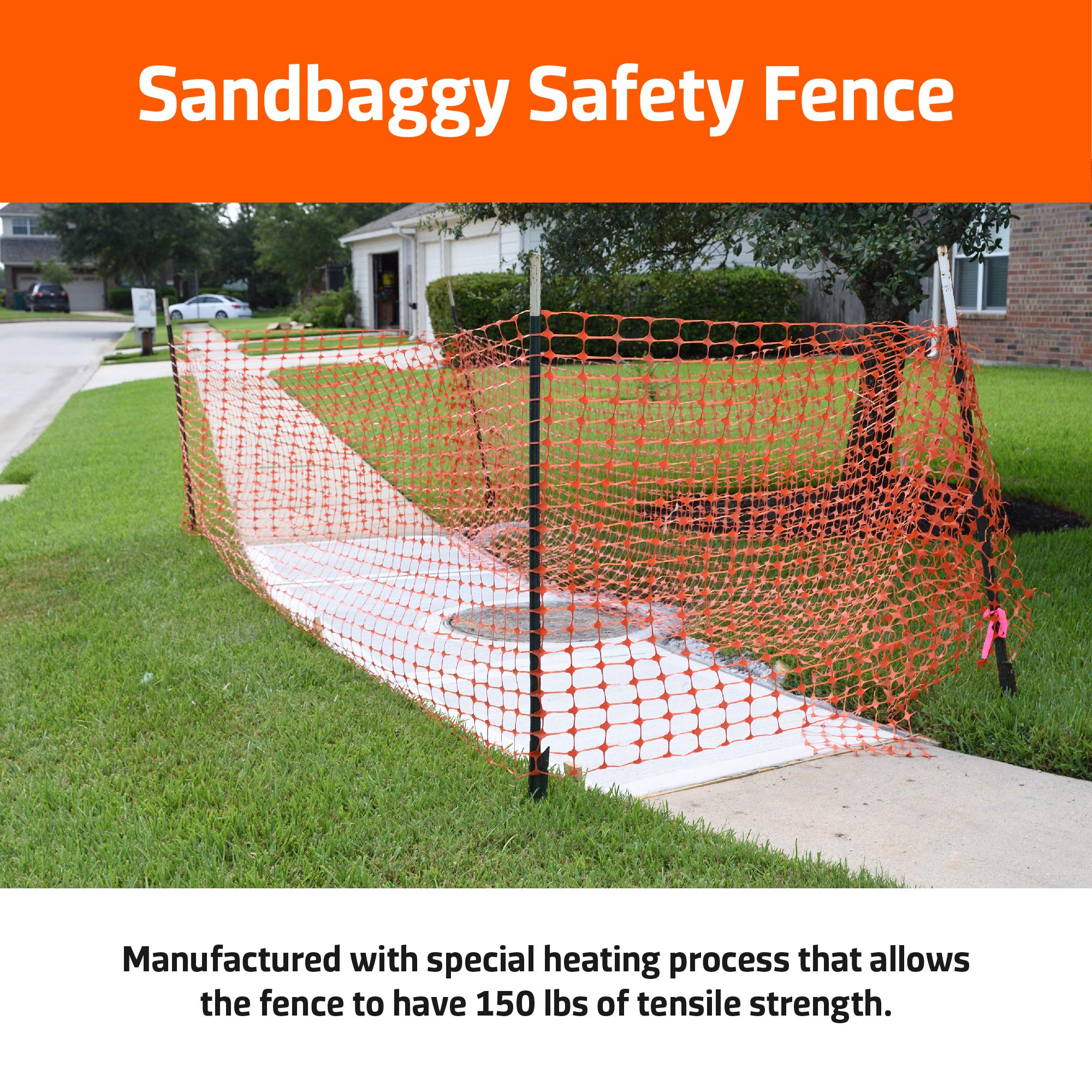 orange safety fence dress Amazon.com : Sandbaggy 4 Ft by 100 Ft Orange Safety Barrier Fence - Plastic  Snow Fence