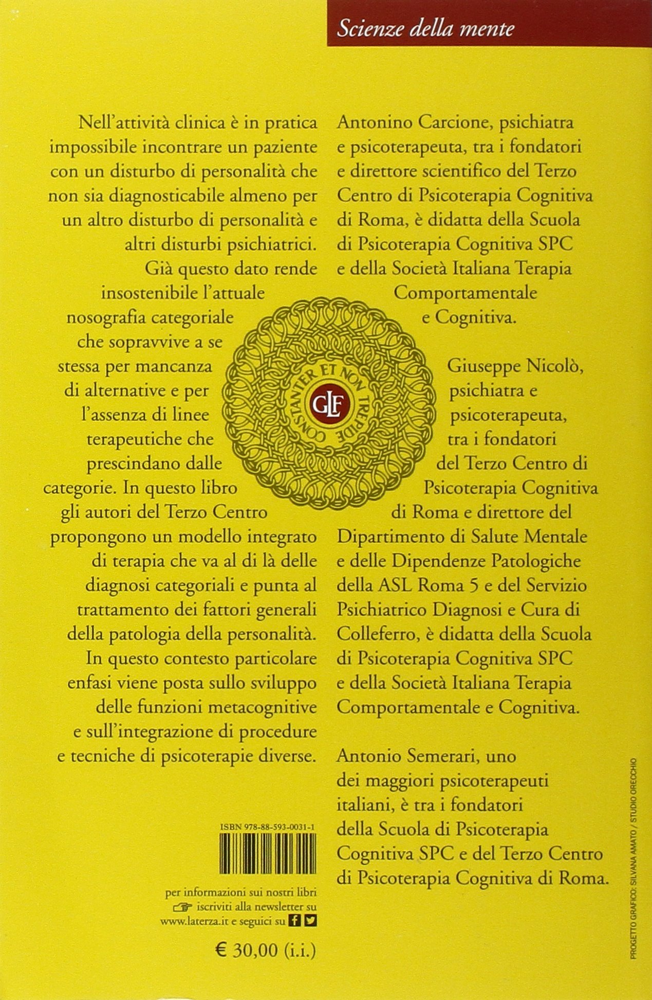 Curare i casi complessi. La terapia metacognitiva interpersonale dei disturbi di personalità