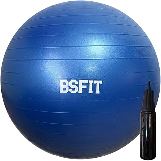 balón Pilates 65, Antipinchazos de PVC, fitball Embarazo, Yoga o Fitness, Incluye Hinchador Pelotas, Pelota Pilates 75, Pelota Pilates para Ejercicio, Pelota Fitness