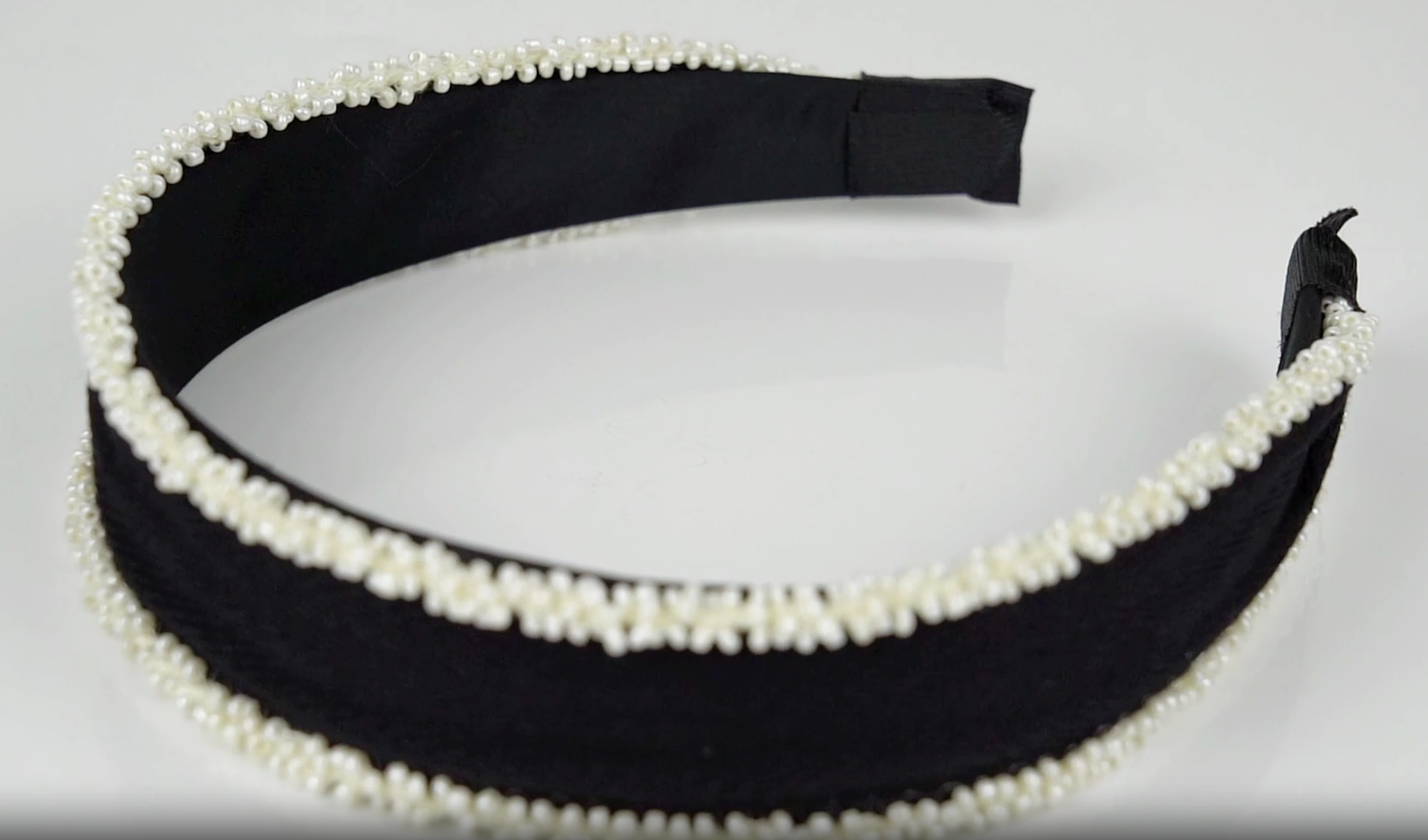 Amazon.com : Wiwpar Wide Beaded Headband Simple Beads