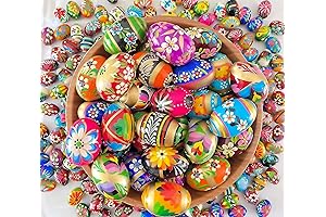 Pysanky Easter Eggs: Vibrant Traditions in Hand-Painted Wooden Masterpieces
