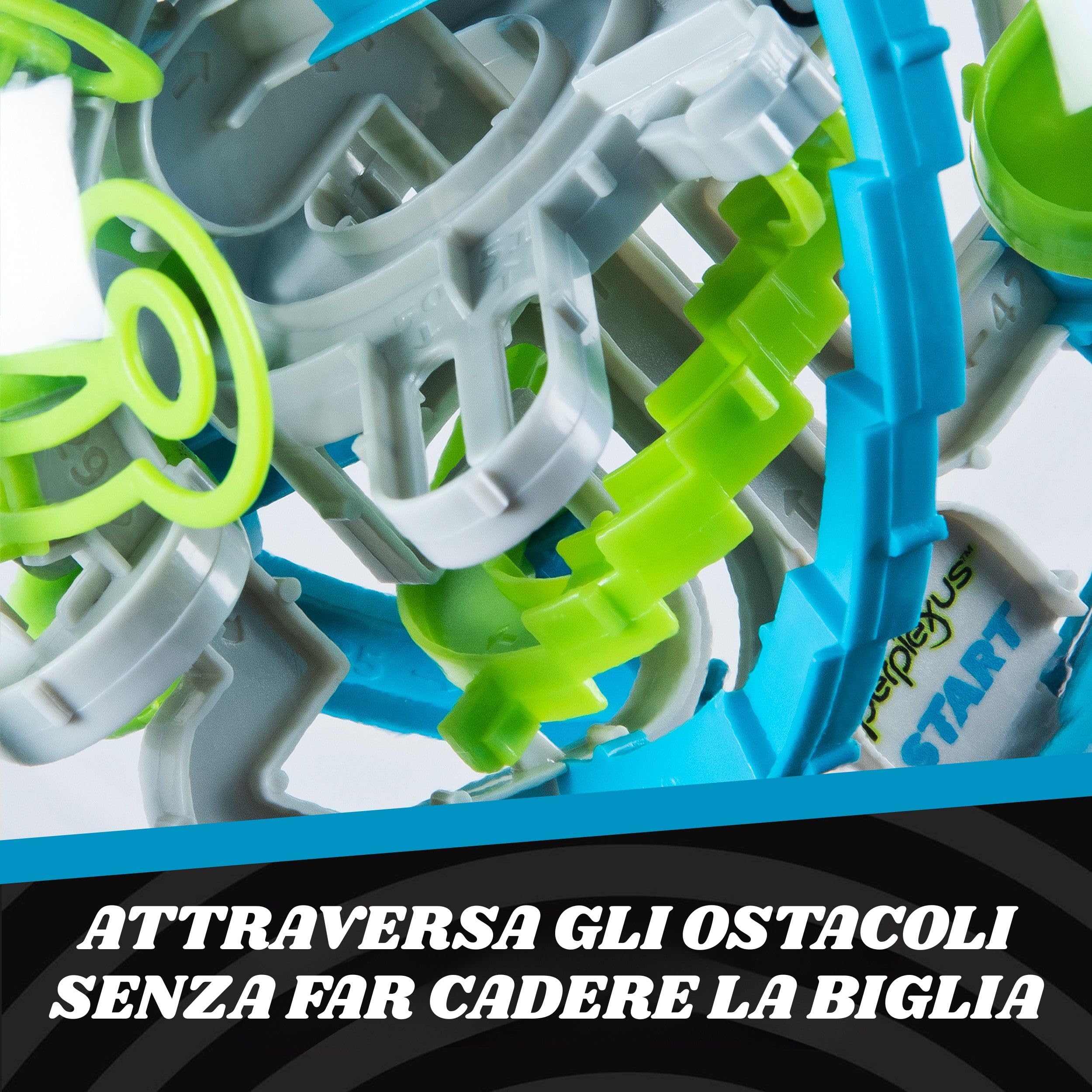 Perplexus Rebel Labirinto 3D Originale Sfera 70 Ostacoli Rompicapo Gioco Abilità Logica Bambini 8+ Adulti