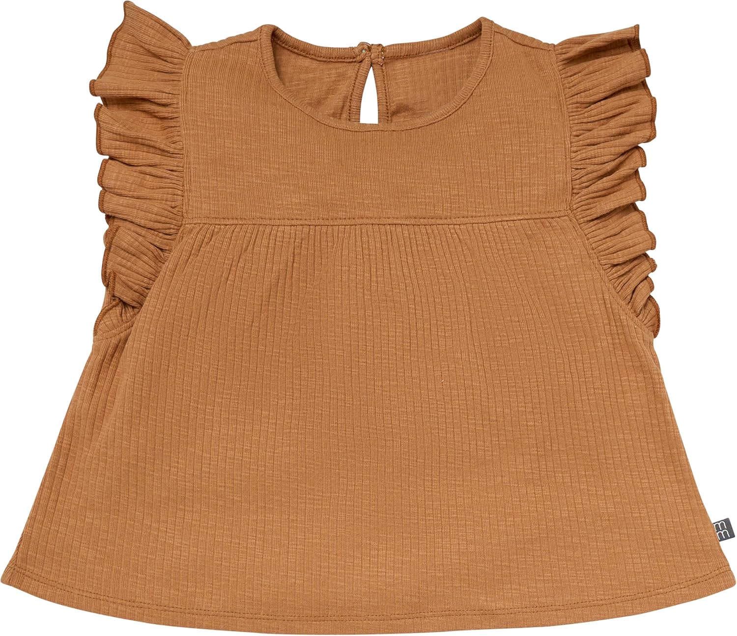 Modern Moments by Gerber baby-girls 4-piece Set (2 Flutter Sleeve Top & 2 Ruffle Wide Leg Short) - Image 2