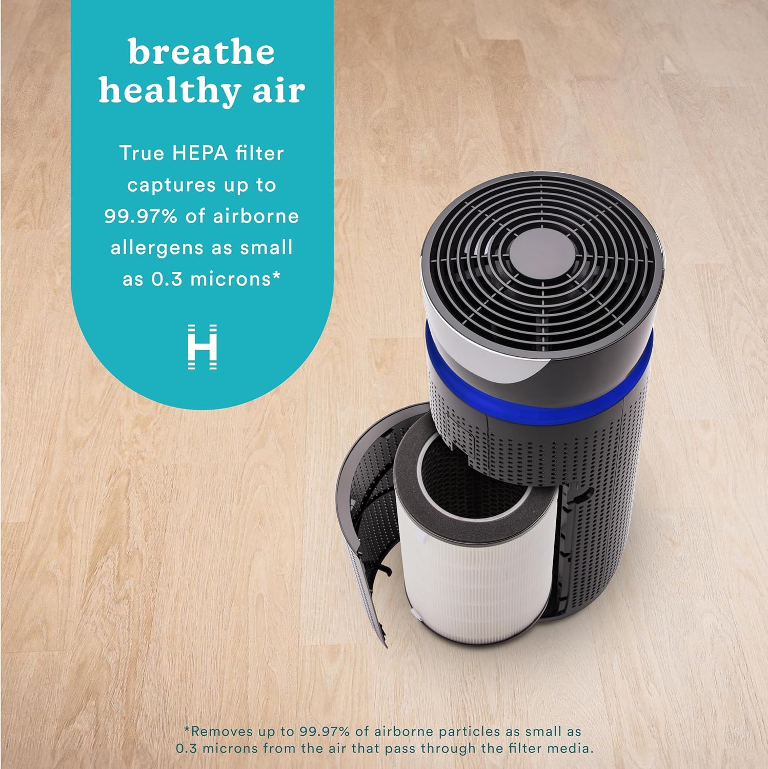 HoMedics TotalClean 3-in-1 True HEPA Filter Replacement for Air Purifier HoMedics AP-T40, AP-T40WT, AP-T43-WT, AP-T45-BK and AP-T45-WT, True HEPA Filter Removes Up to 99.97% of Airborne Particles - Image 2