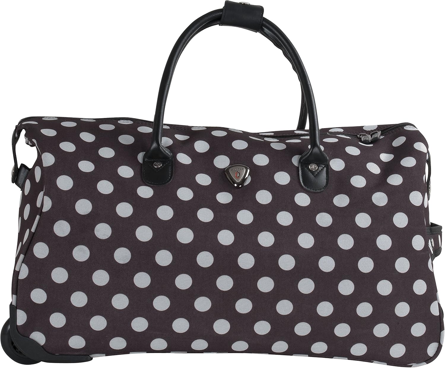 CALPAK Soho 21inch CarryOn Rolling, Brown Polka, One Size CarryOns