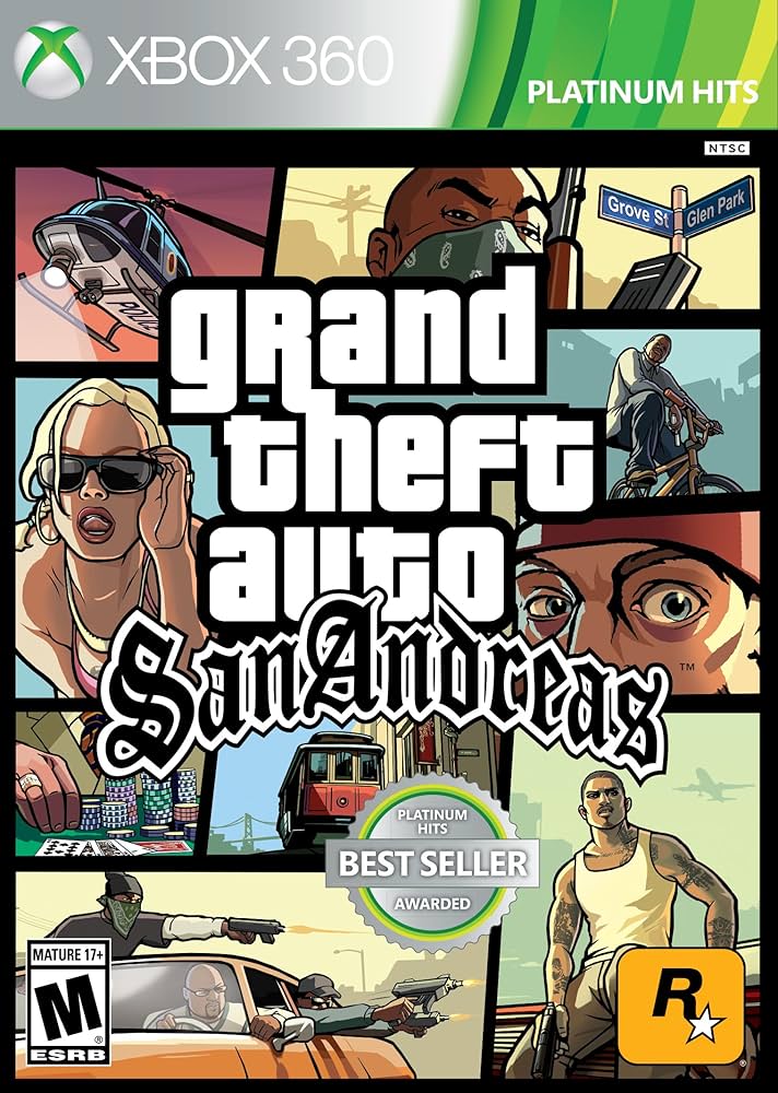 Amazon.com: 360 Grand Theft Auto: San Andreas