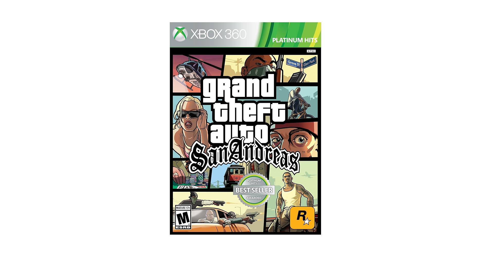 Xbox - xbox★grand theft auto SanAndreas 海外版 Grand Theft Auto: San Andreas 