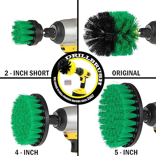 Miniatura 7 de Kit de cepillo raspador para limpieza de baños y cepillo potente de nylon, mosaico y masilla.