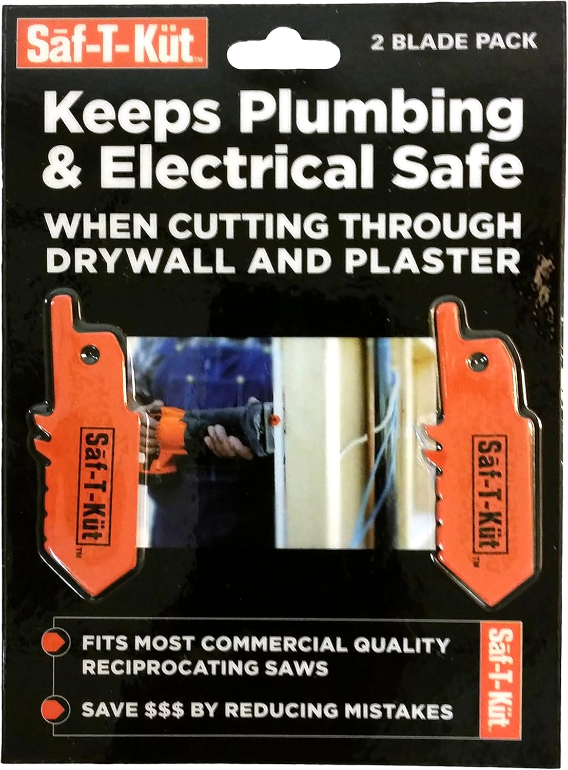 Reciprocating Saw Blades for Drywall (2-Pack)