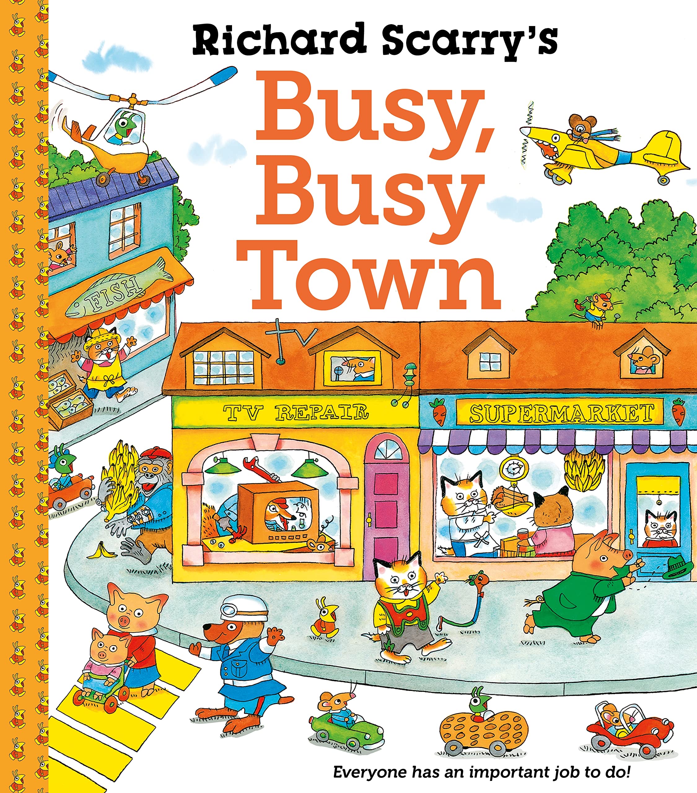 Richard Scarry's Busy Busy Town Paperback – August 3, 2023