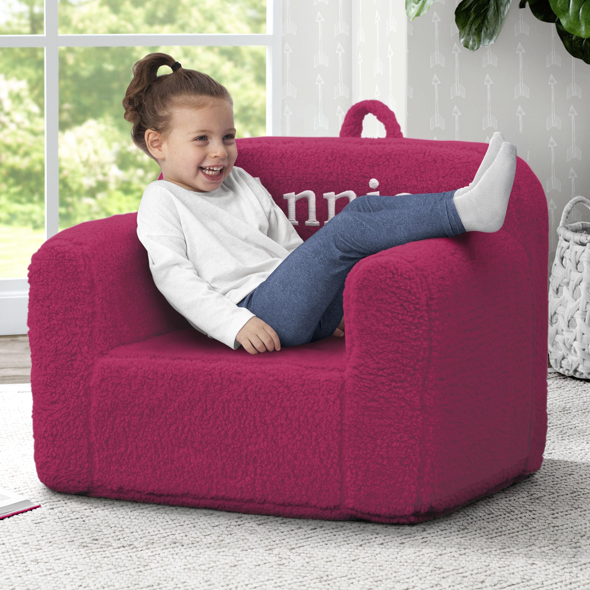 Amazon.com: Delta Children Personalized Sherpa Cozee Chair