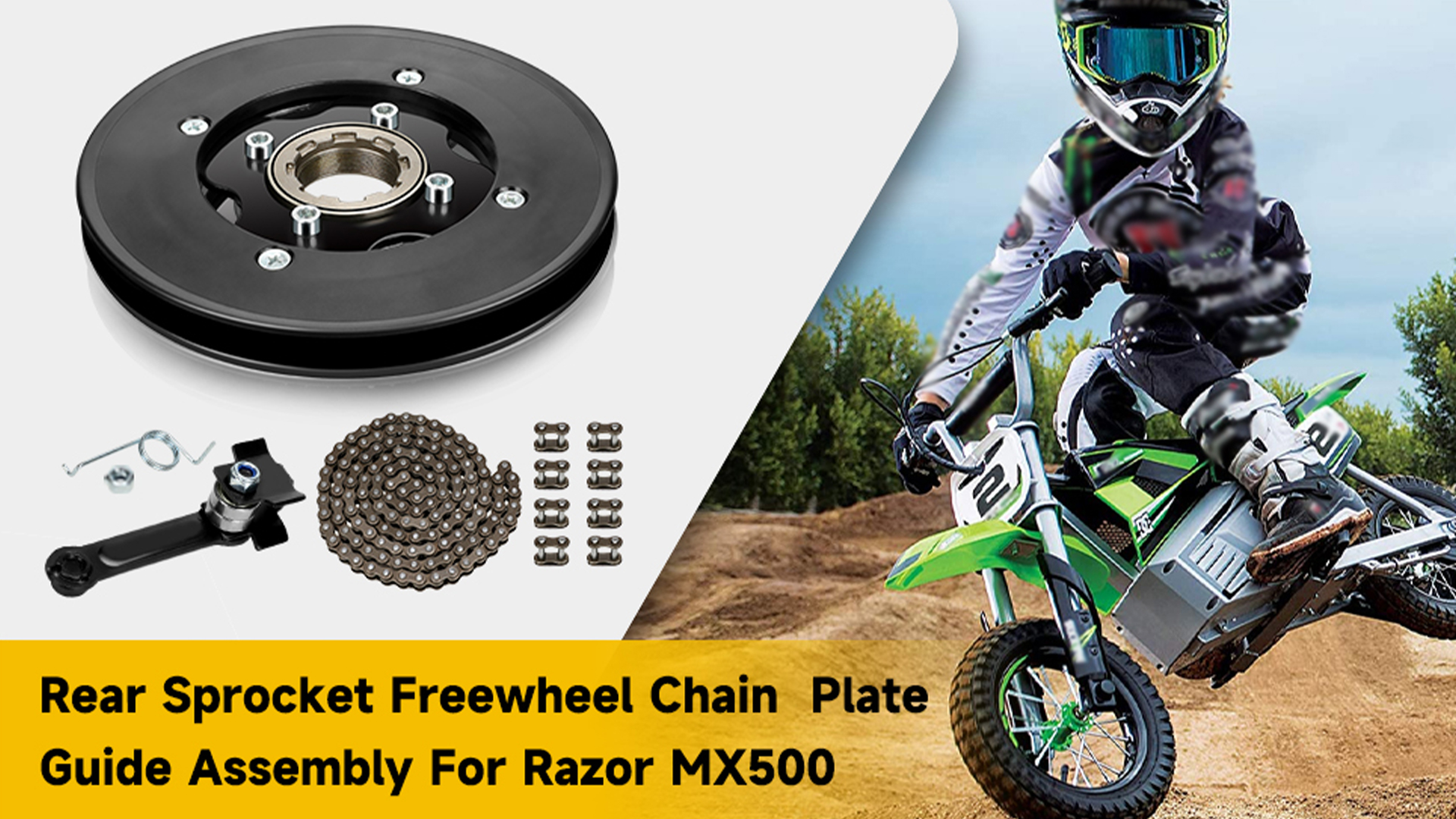 Amazon.com: HIAORS Rear Sprocket Freewheel Chain Plate Guide