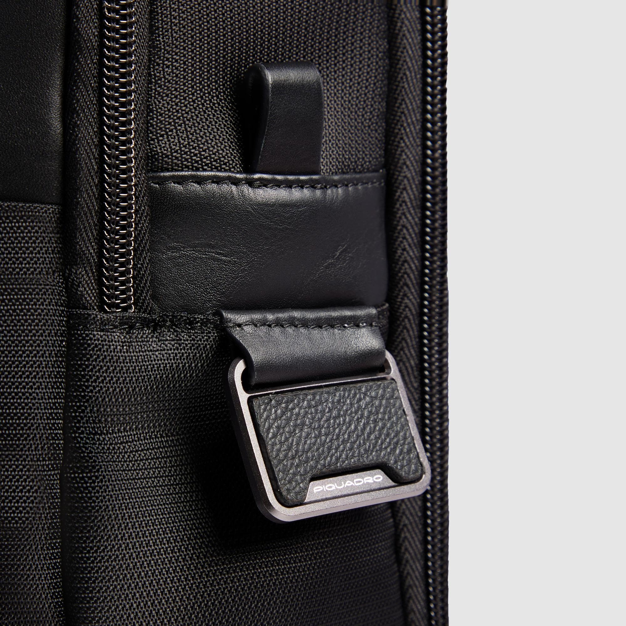 PIQUADRO – Borsa da Lavoro – Porta PC 15,6" - In Pelle e Tessuto – Uomo