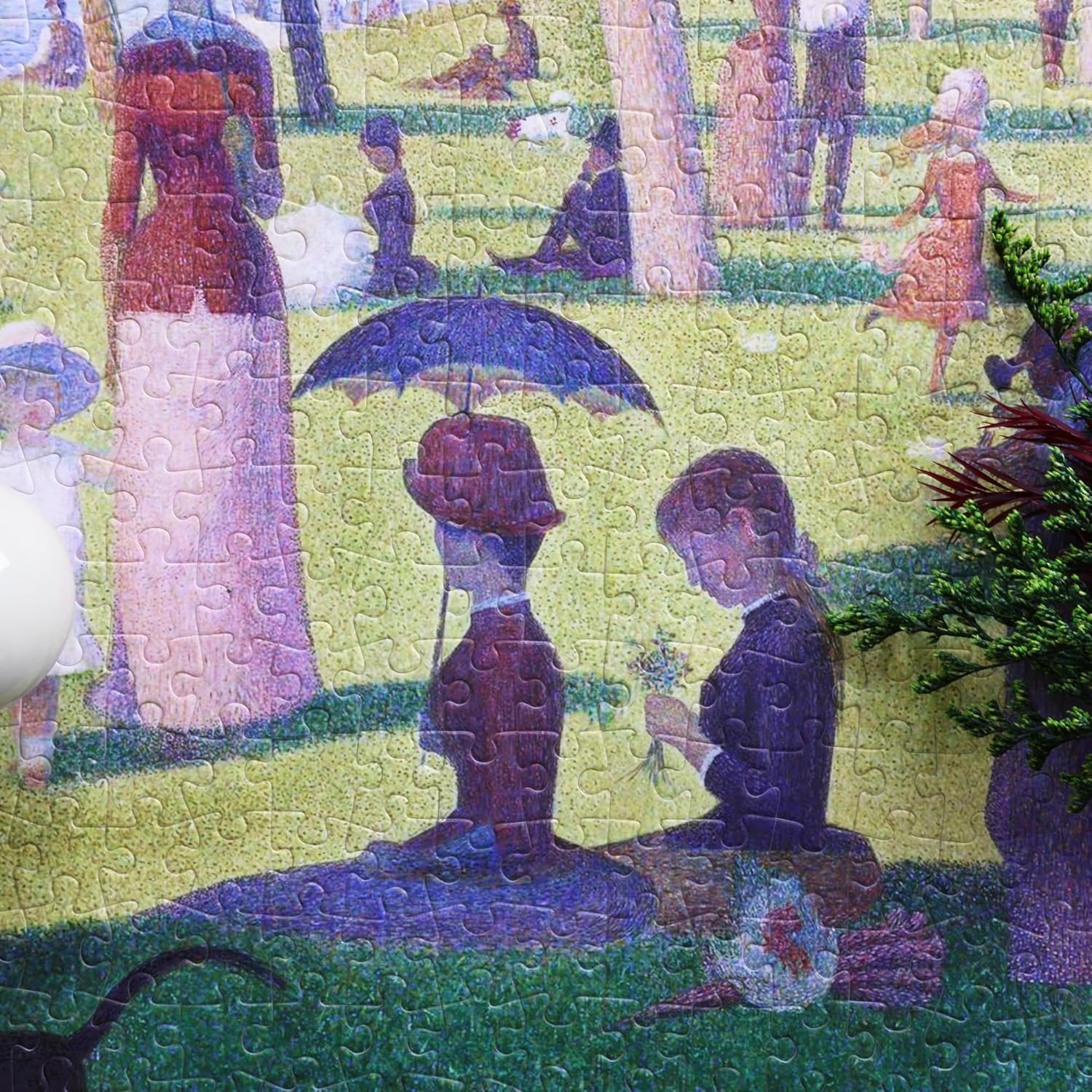 Bayby-A Sunday Afternoon on The Island of La Grande Jatte 1000 Piece Jigsaw Puzzles for Adults, Art Puzzles, Plastic Puzzle, No Dust, Unique Piece, Oil Painting Puzzle, 29.5"x19.7"