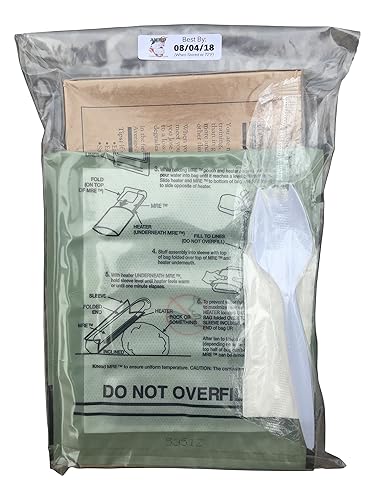 Miniatura 3 de Juego de ración de comida militar ACM MRE completa con utensilios y calentador para comida sin llama