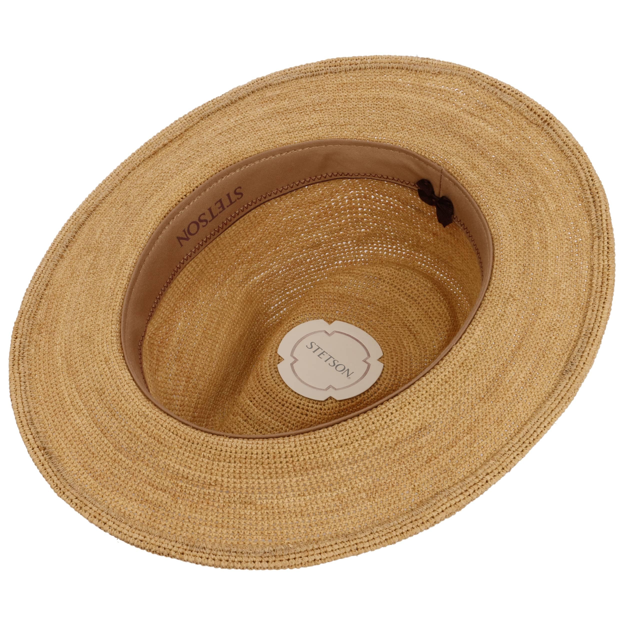 Stetson Benardsen Travellerhut Strohhut UV-Schutz 40 Ripsband Mehrfarbig Damen Herren Frühling Sommer