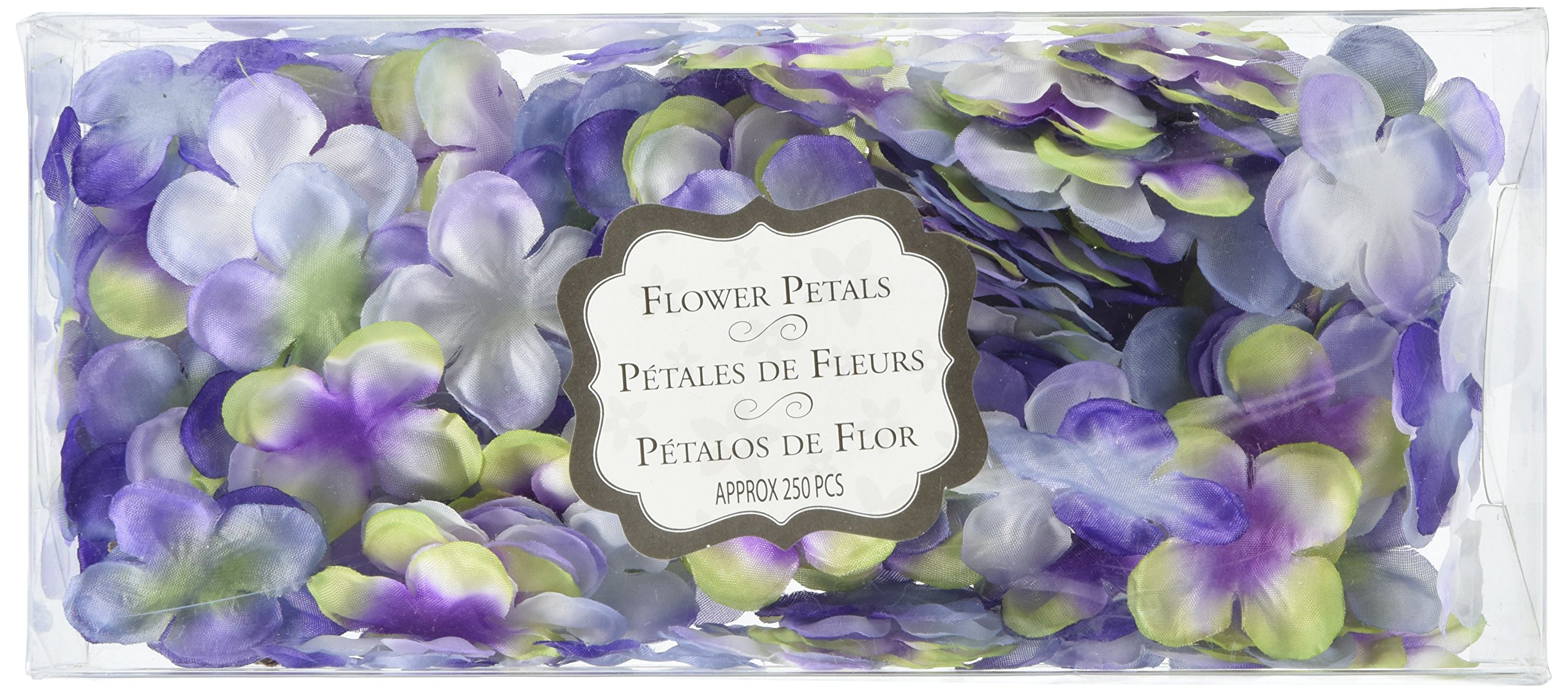 Pétales de rose violets en tissu Lillian Rose pour décoration de table et mariage - 250 pièces