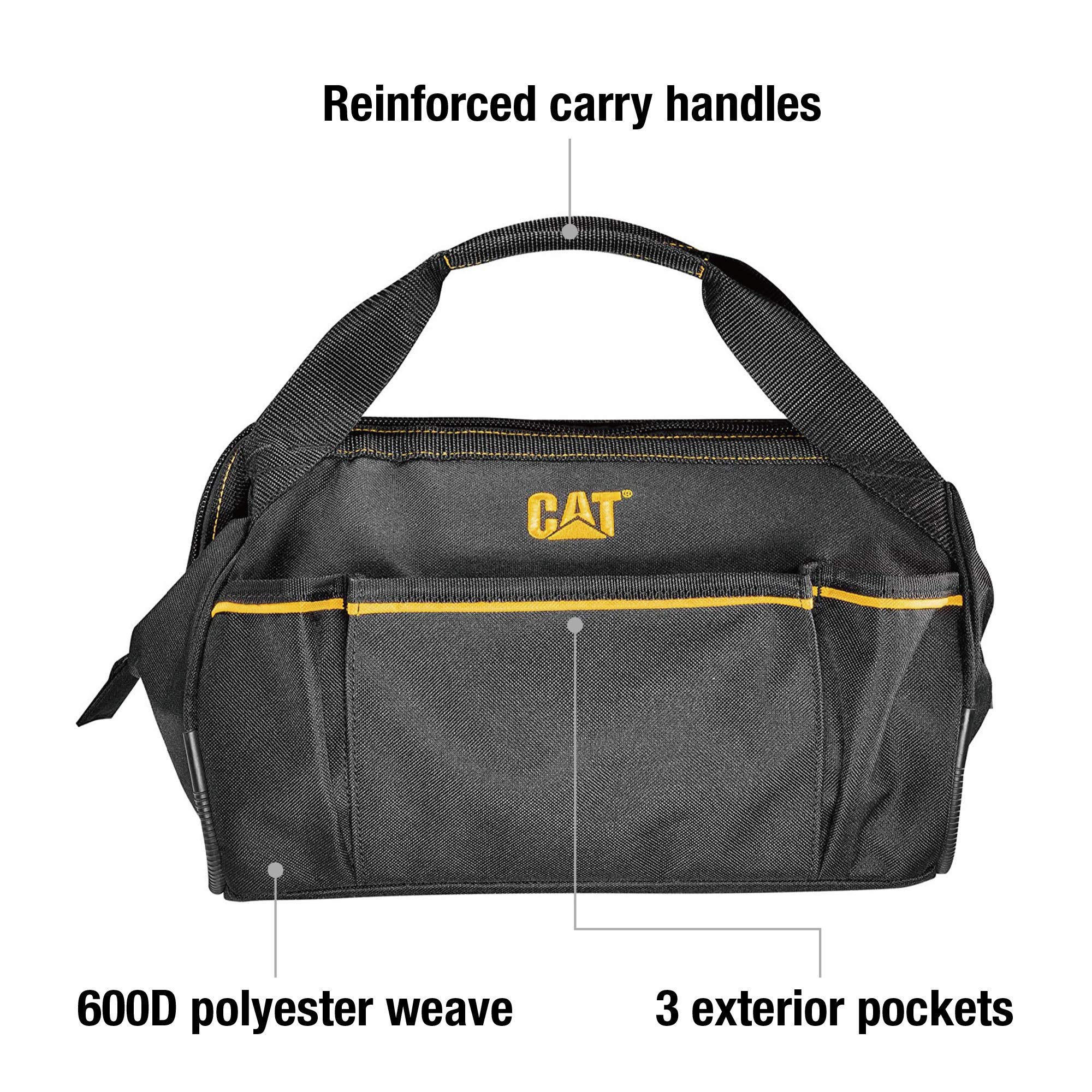 Cat 13 Inch Wide-Mouth Tool Bag - 240042 - Amazon.com