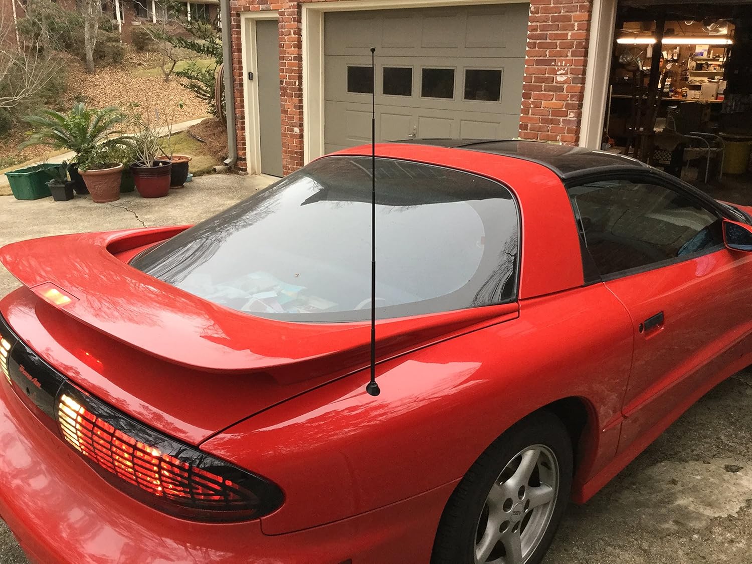 AntennaMastsRus - Black Power Antenna Mast is Compatible with Pontiac Firebird (1993-2002) - Chevrolet Camaro (1993-2002) - Part Number 10256439