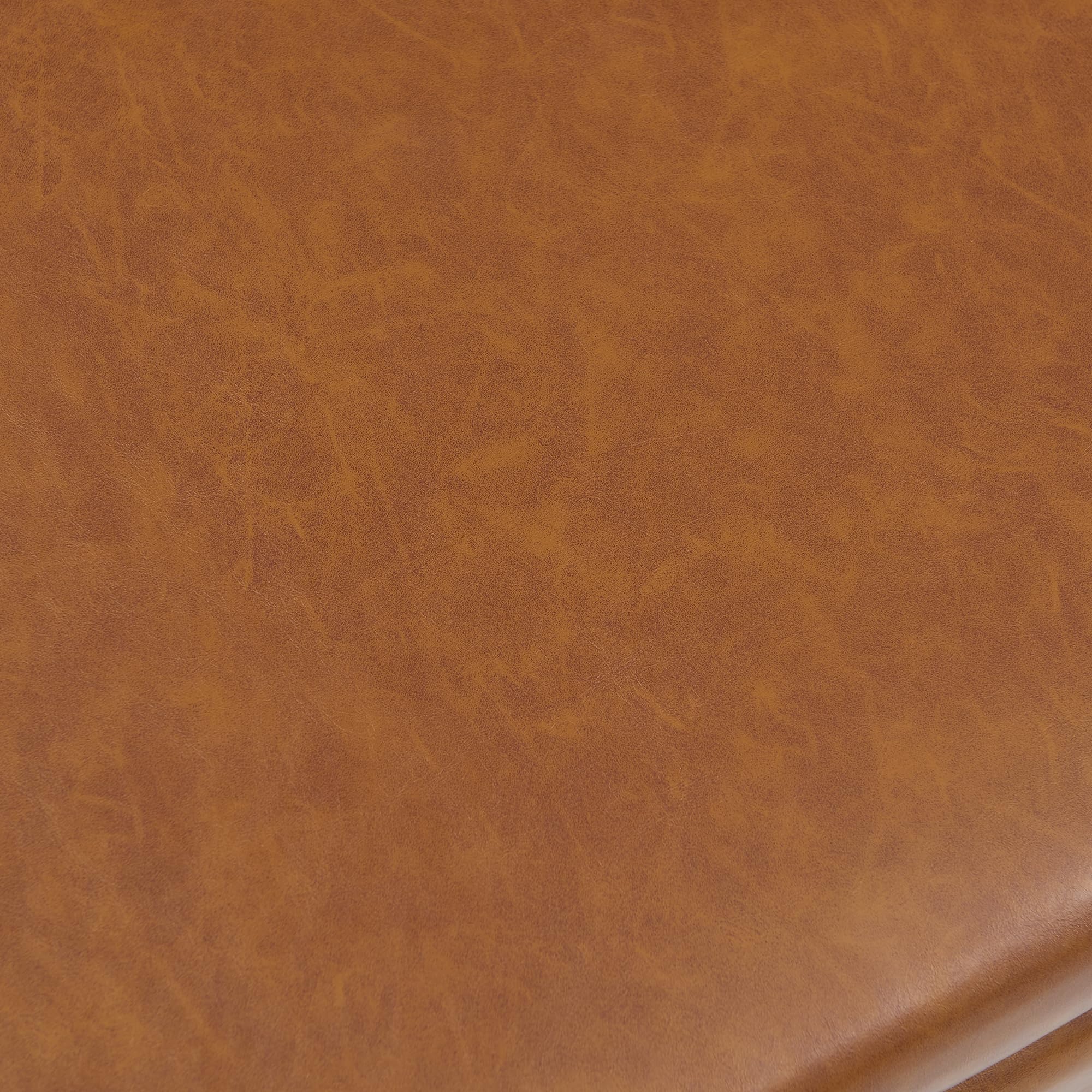 Vegan Leather Storage Bench for Bedroom, 57" Extra Long Bench for King