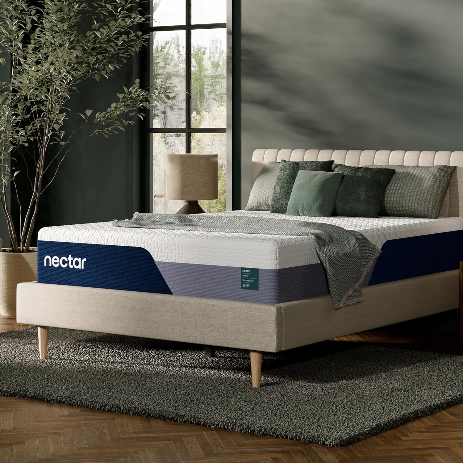 Nectar Premier 13” Queen Mattress – Medium Firm – Contouring Memory Foam – Cooling Upgrade – 2” Pressure Relief Layer – Mattress in a Box – 365-Night Trial & Forever Warranty Nectar Premier 13” Queen Mattress – Medium Firm – Contouring Memory Foam – Cooling Upgrade – 2” Pressure Relief Layer – Mattress in a Box – 365-Night Trial & Forever Warranty