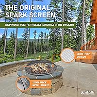 Vista 5 de Good Directions, Inc. Pantalla de chispa FP-2S resistente de 27 pulgadas, más tamaños disponibles