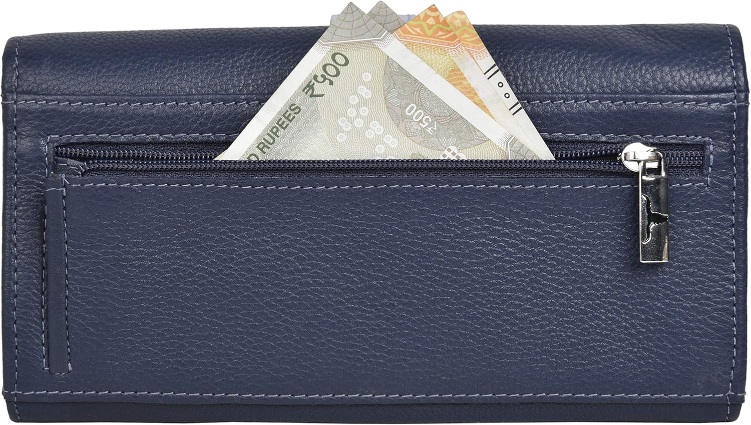 Urban Forest Danny RFID Blocking Leather Wallet for Women, Blue, RFID
