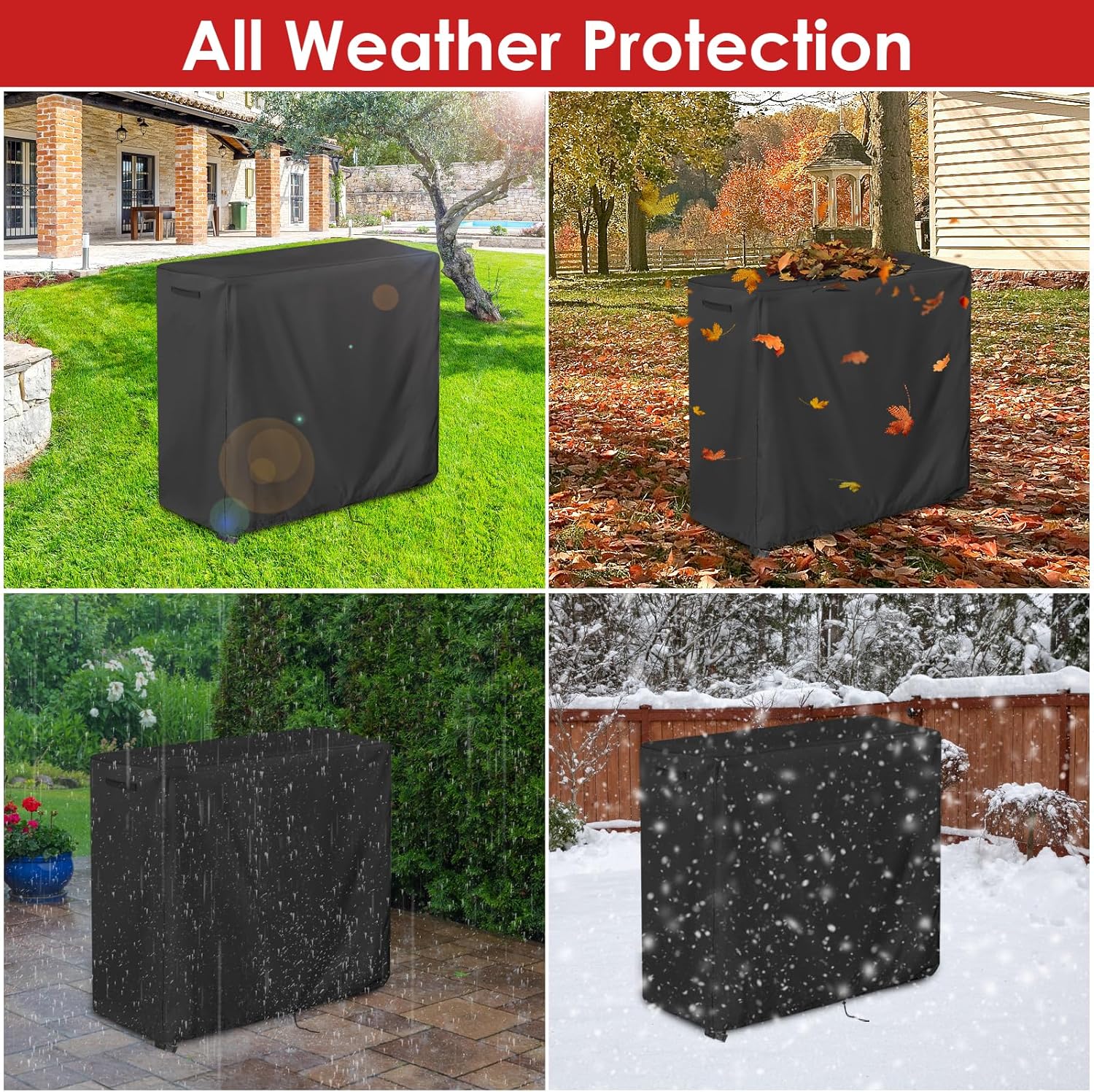 Outdoor Fryers Cover for FIRE RIOT Deep Fryer with Double Burner Propane Stove Outdoor, Portable Waterproof Turkey Fryer Cover - 29" D x 18.5" W x 31" H