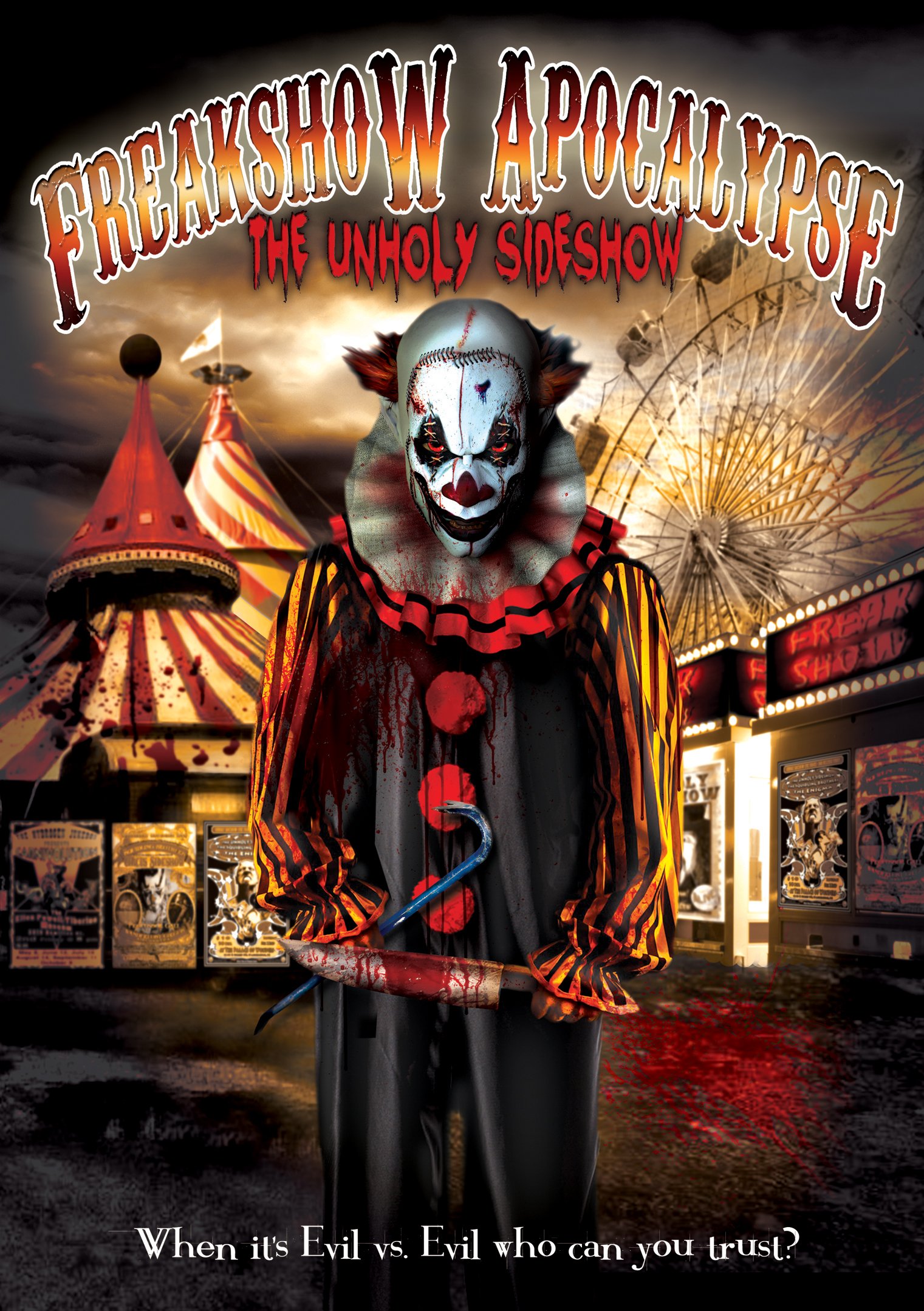 Freakshow Apocalypse DVD original de USA ideal para una noche de cine de terror extremo en casa