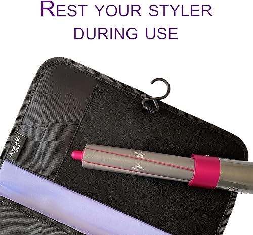 Miniatura 4 de j&m Estuche de almacenamiento de viaje para Dyson Airwrap o Shark Styler, se adapta a accesorios y accesorios extralargos, bolsa protectora