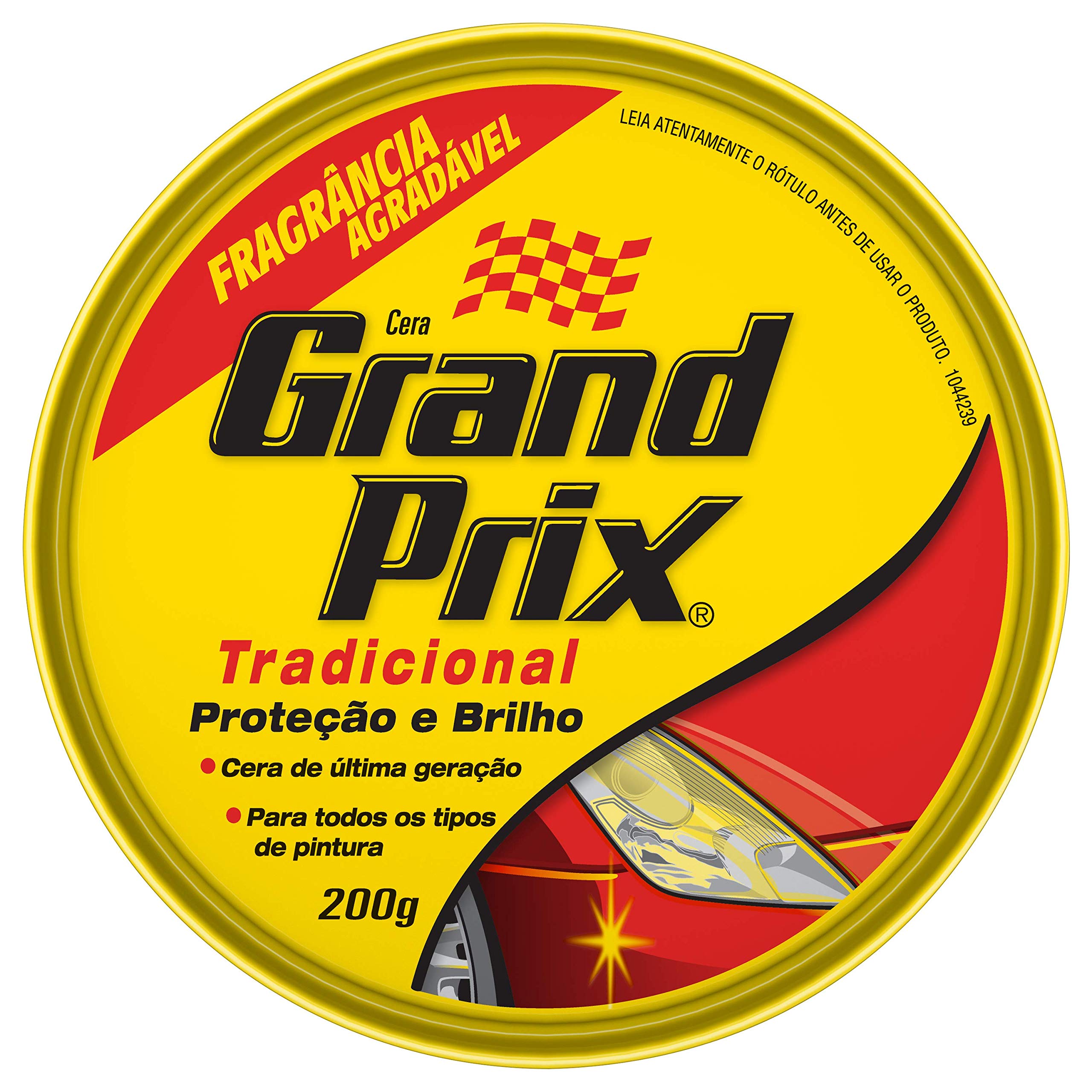 Cera Tradicional Proteção e Brilho 200 g, Grand Prix, Pequeno