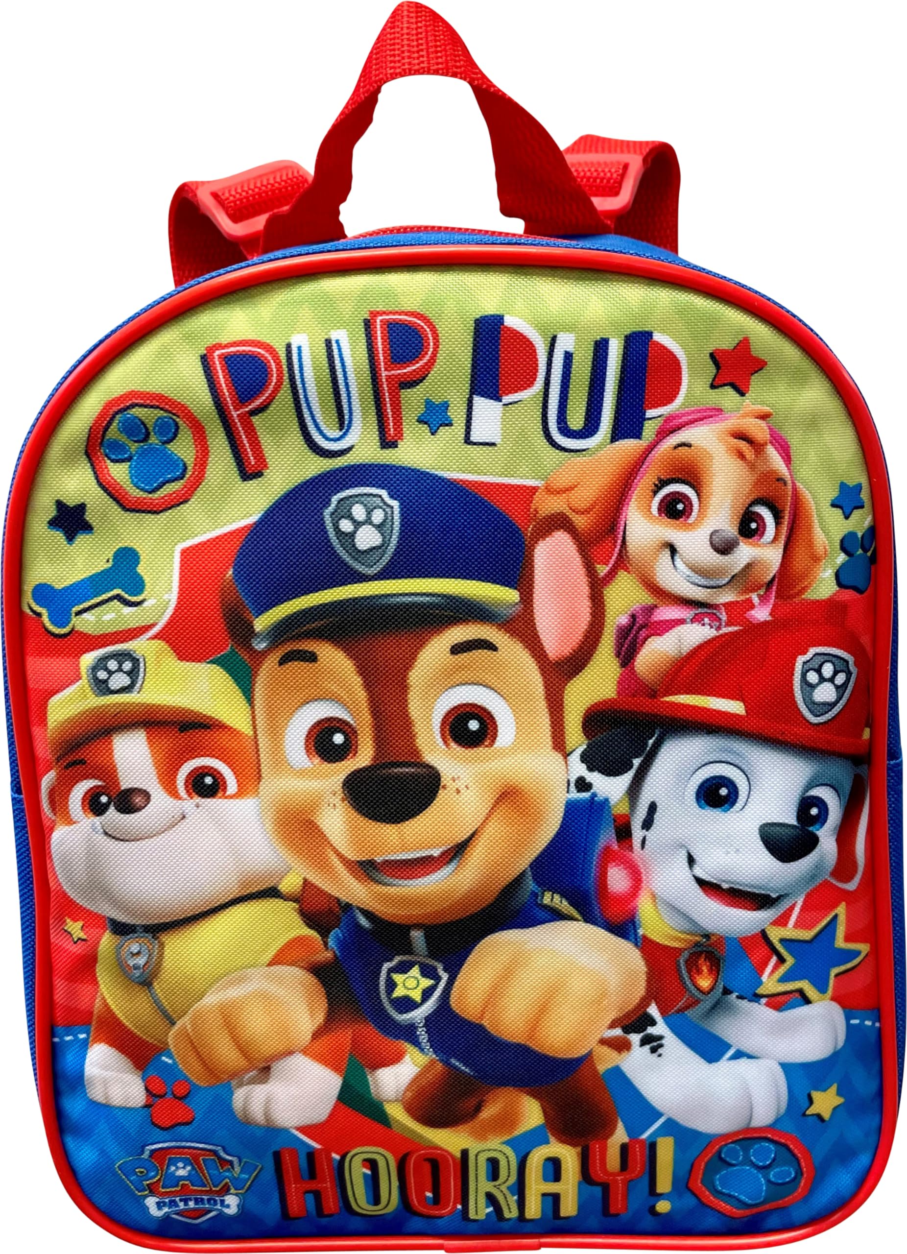 Ruz Nickelodeon Kids Licensed 10" Mini Backpack (Paw Patrol Boys-Blue)