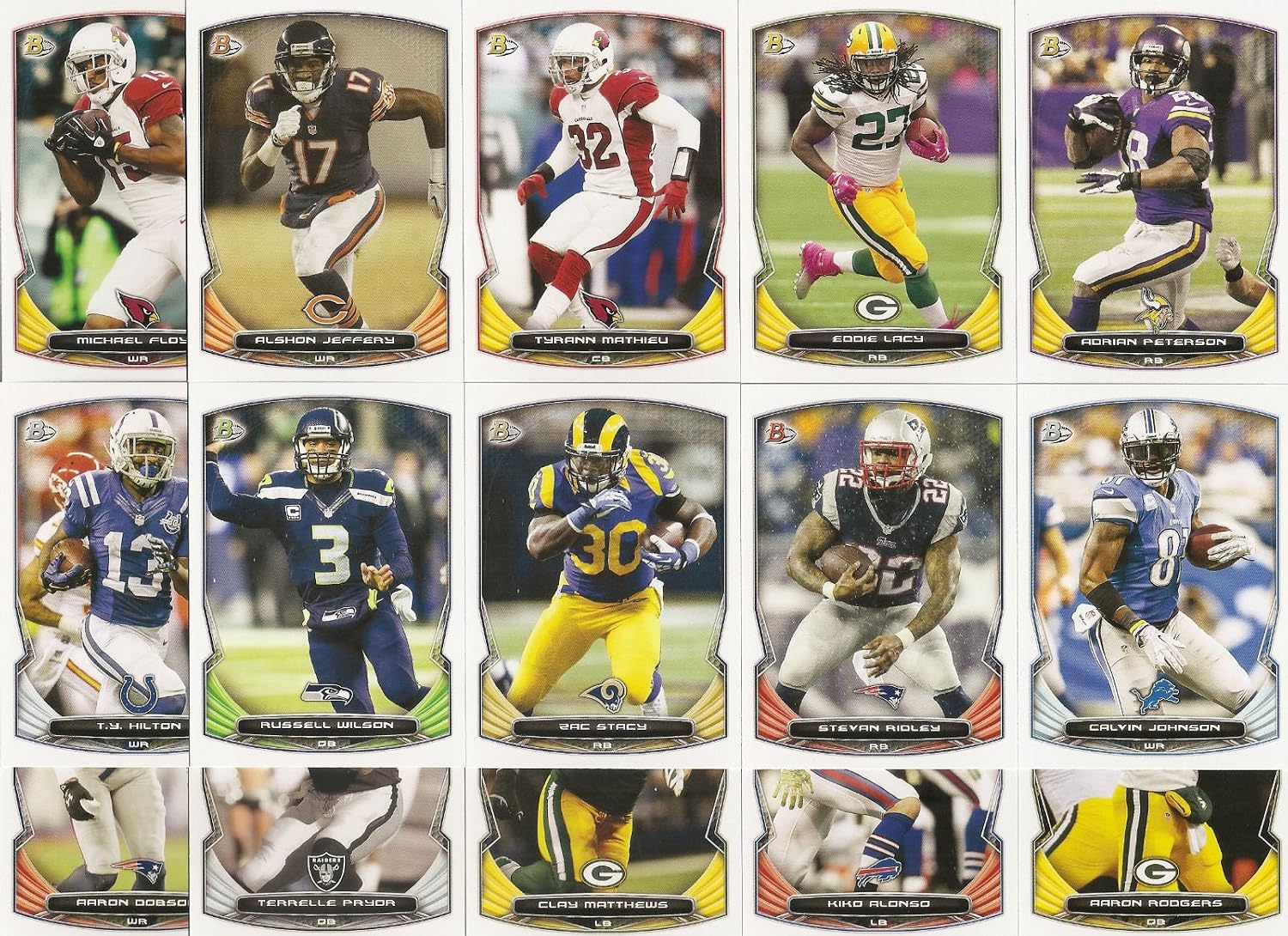 2014 Bowman NFL Football 220 Card Set Including Veterans and Rookies Complete M (Mint)