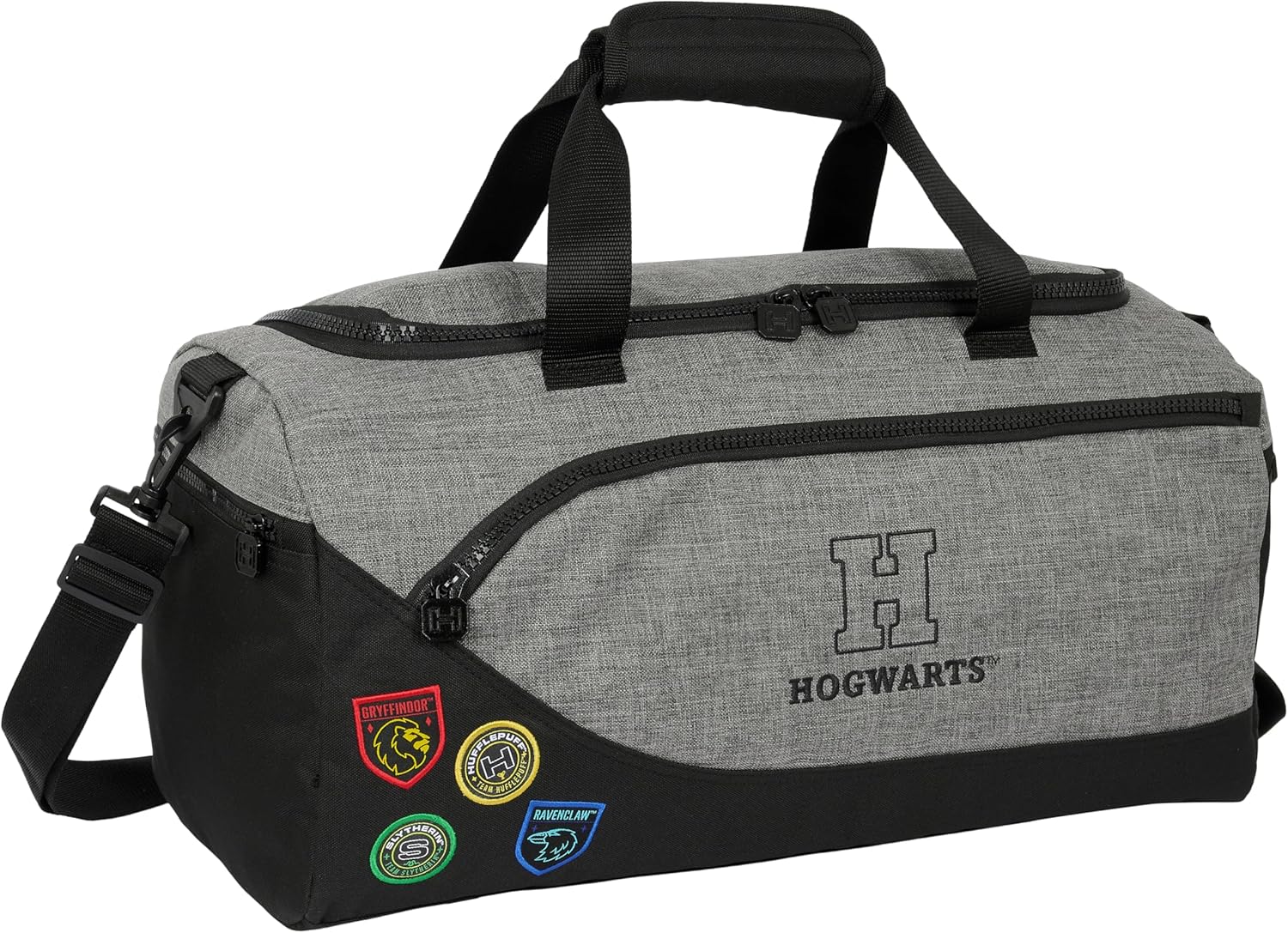 Harry Potter House of Champions Sports Bag, Backpack, Ideal for Children of Different Ages Comfortable and Versatile, Quality and Resilience, 50 x 25 x 25 cm, Grey Mottled /