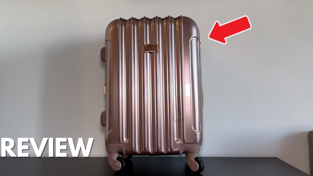 Watch kensie - Alma Hardside Spinner Suitcase Review on Amazon Live
