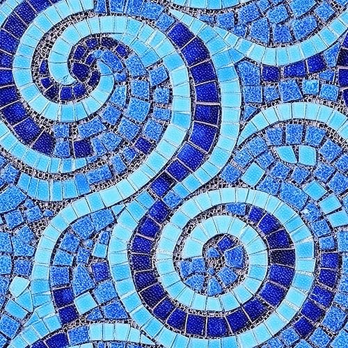 Miniatura 12 de IVN 10 azulejos de suelo de 12 x 12 pulgadas, diseño geométrico floral verde y amarillo, autoadhesivas, removibles, autoadhesivas, calcomanías