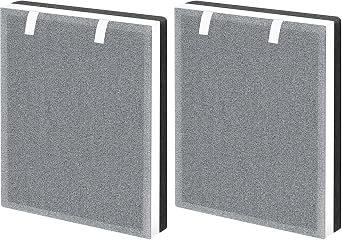 Vital 100-RF Vital 100 Replacement Filter Fit for LEVOIT Vital 100 Air Purifier, 3-in-1 H13 High-Efficiency Activated Carbon Filtration System - Replace Vital 100-RF by Blutoget 2Pack
