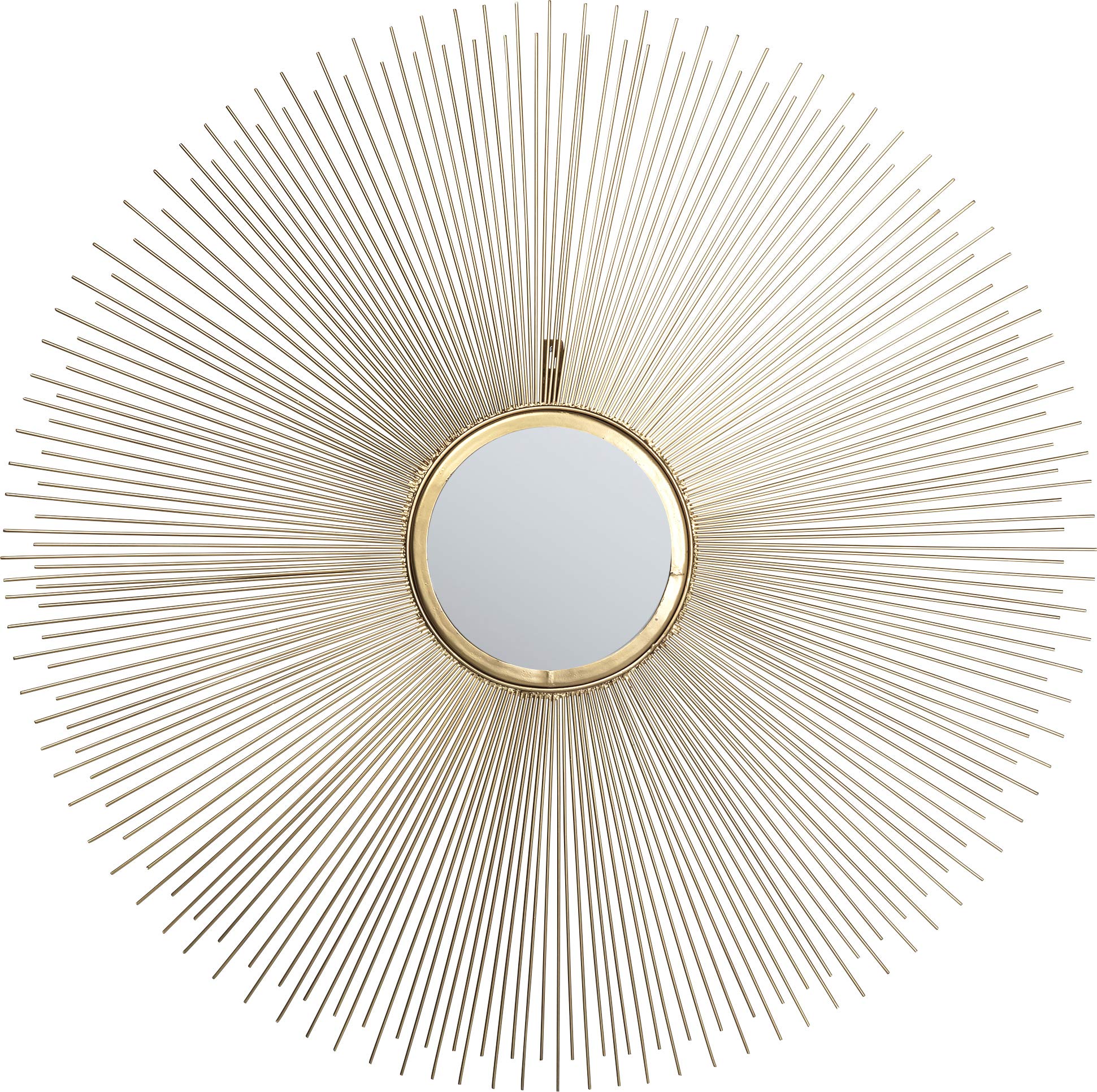 KARE Mirror Sunbeam Ø90cm, Gold, 90 x 90 x 4 cm