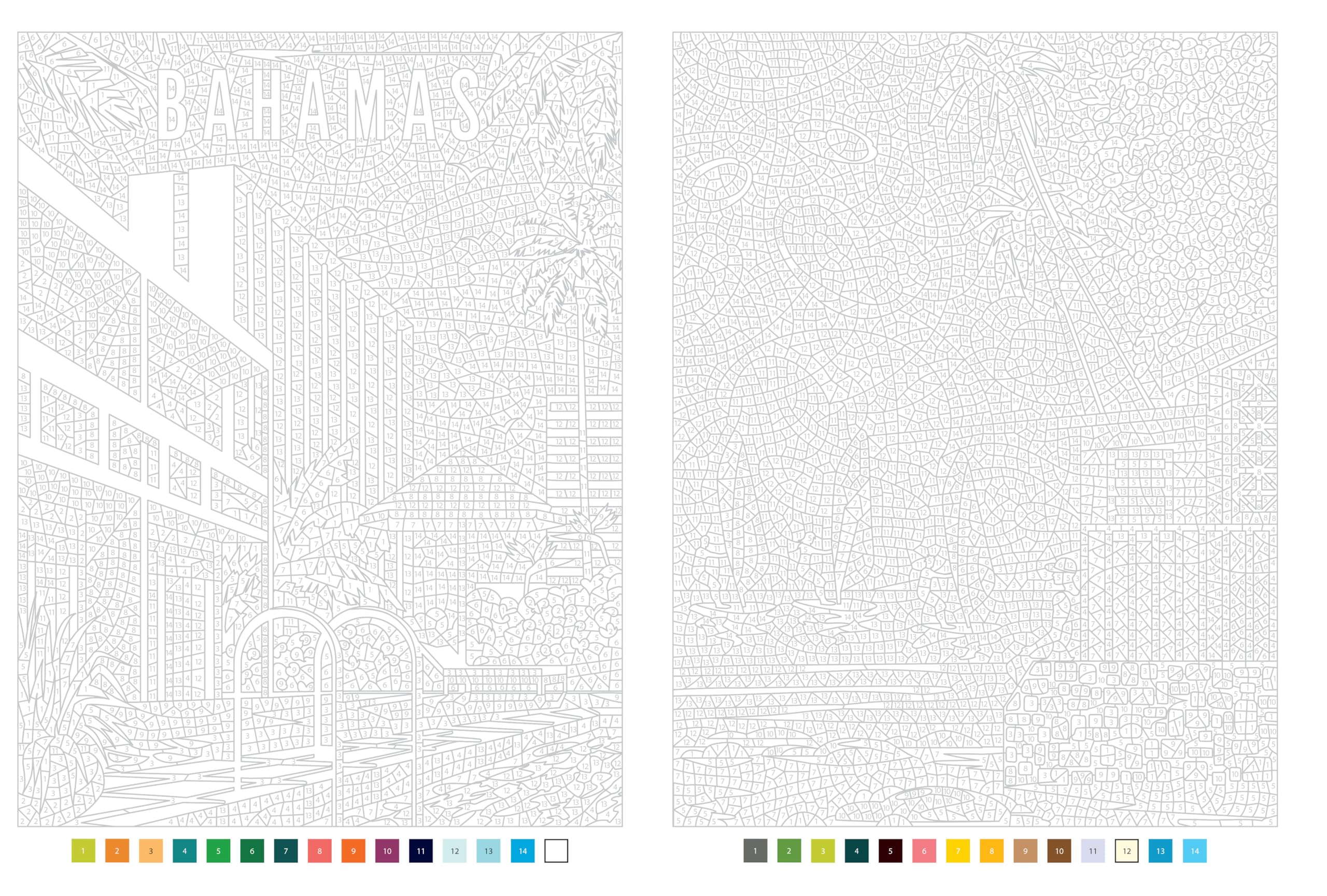 Vacances de rêve - 40 coloriages mystère