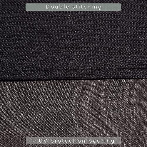 Miniatura 10 de Cubierta de mesa de billar de lona de poliéster 600D resistente de 789 pies (7 colores disponibles) (rojo vino, 8 pies)