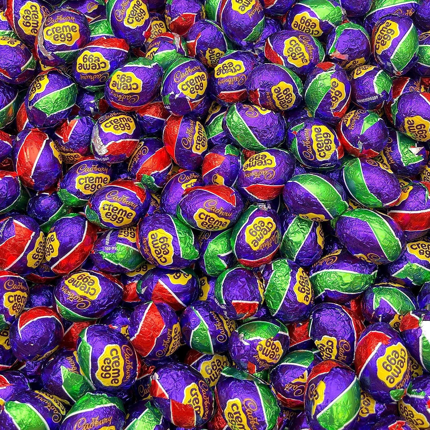 Cadbury Creme Mini Eggs Candy Chocolate - 48 Count Indvidually Wrapped Mini Eggs - Perfect for Easter and Beyond - Bulk Party Pack