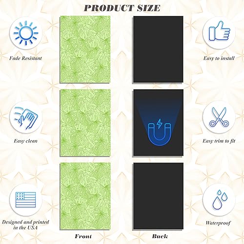 Miniatura 4 de Papel tapiz magnético para casillero (hoja completa magnética), vinilo decorativo para quitar y reutilizar (hoja completa magnética), fabricado en