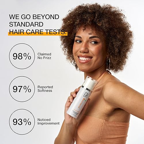Miniatura 8 de GK HAIR Global - Crema acondicionador sin necesidad de queratina 44 onzas líquidas 44fl oz desenredante acondicionador hidratante suavizante y