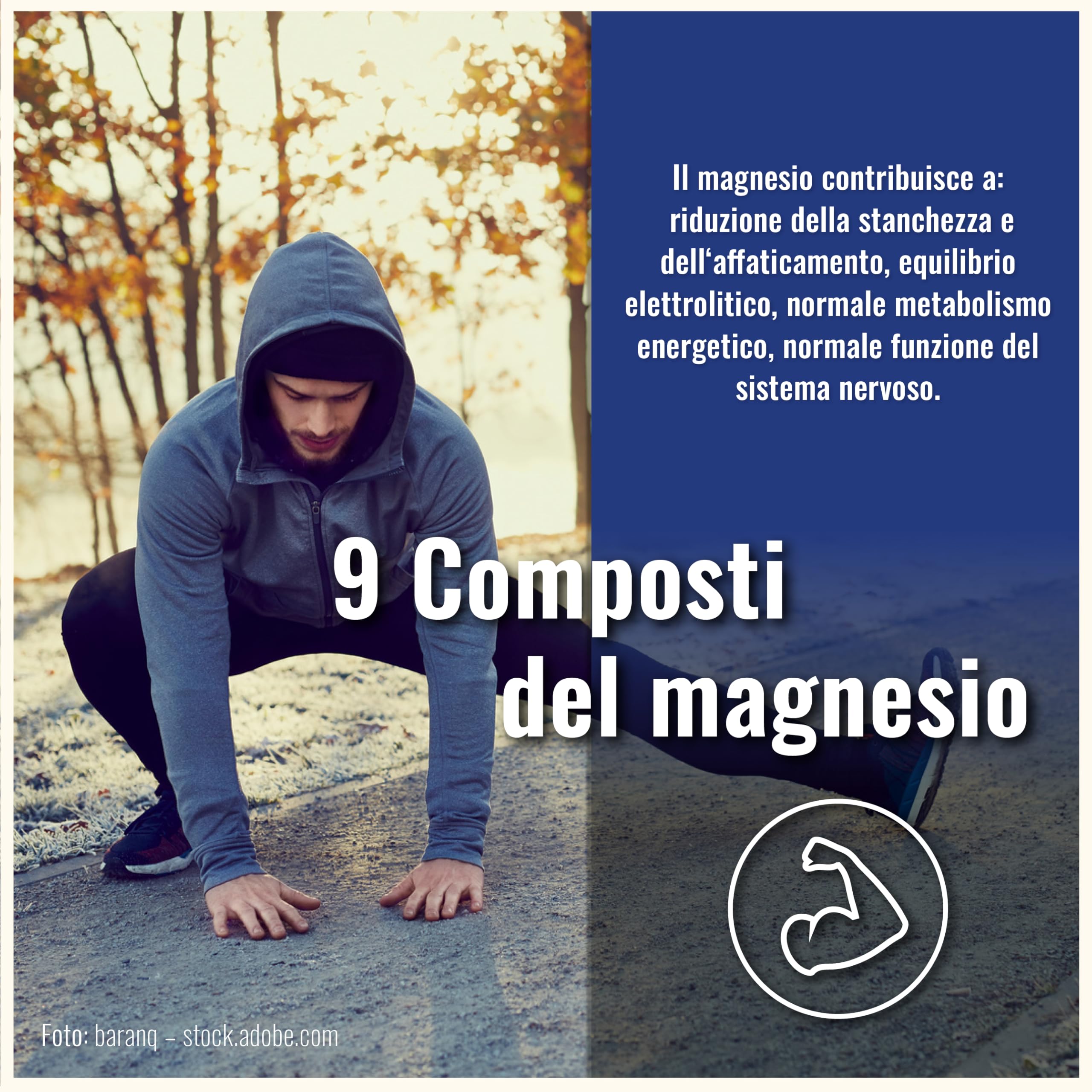 Magnesio Complex Alta Dosi 400mg - [300x Capsule - 9 Composti ] – Magnesio Alta Dosi Capsule – Completo Vitamina B –, Bisglicinato