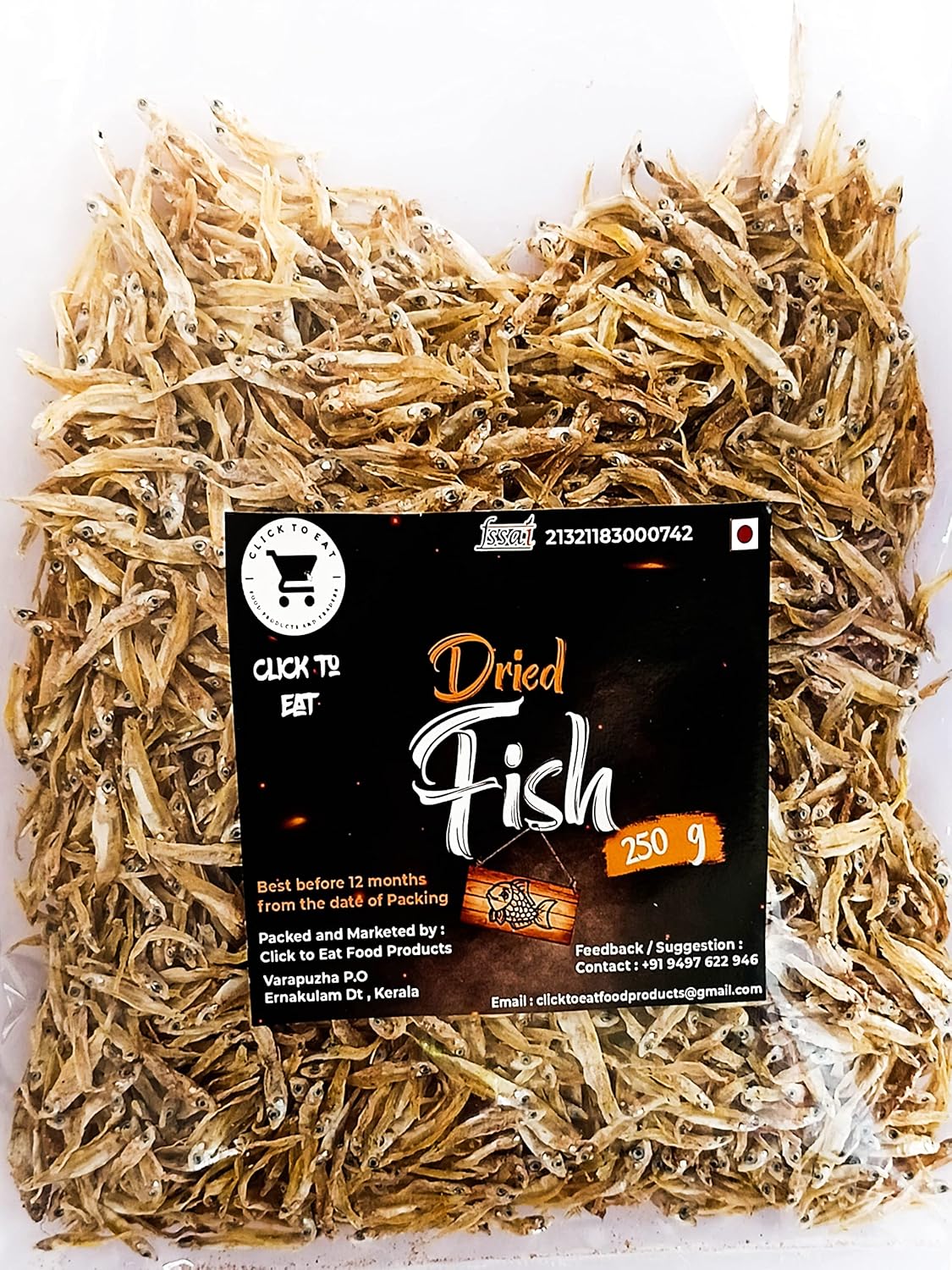 Click to Eat Anchovy Dry Fish (250g) / Kapenta Dried Fish / Dry