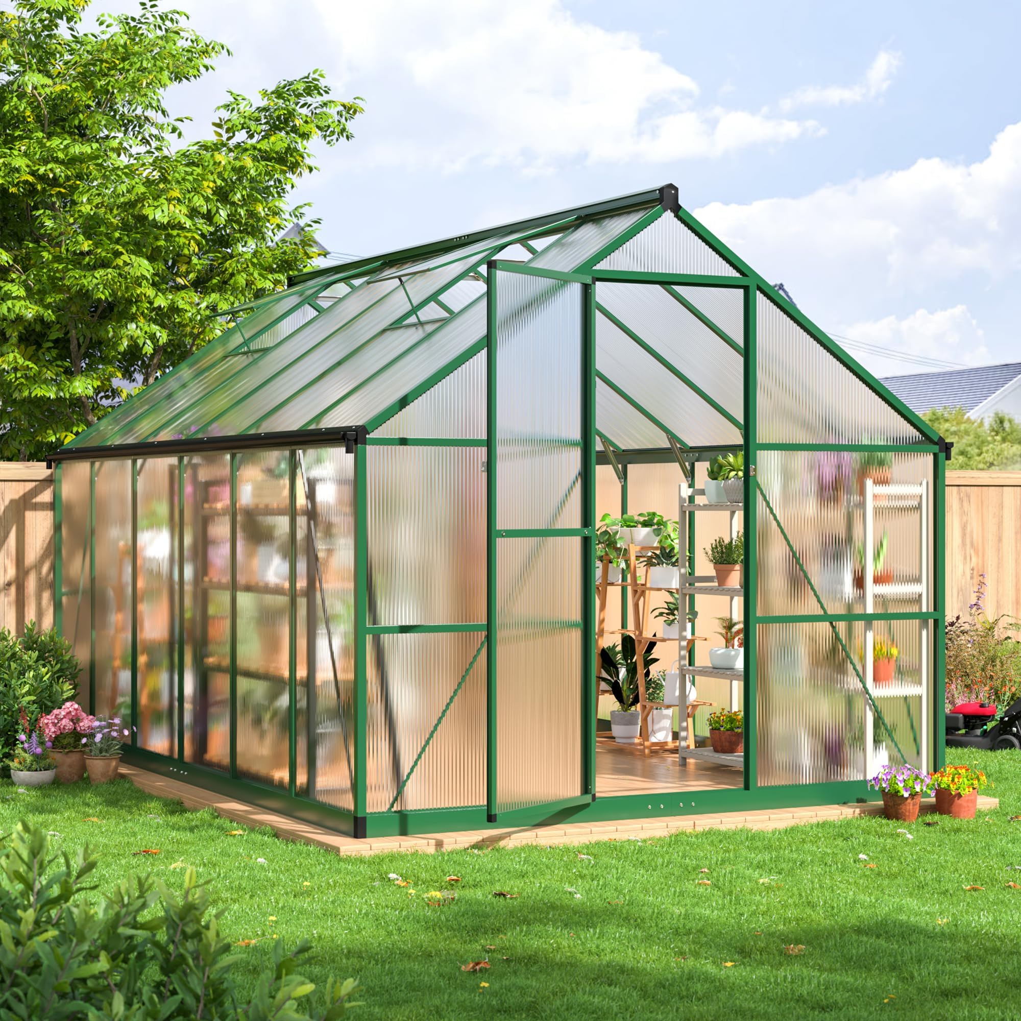 AirWire 8x12 Walk-in Greenhouse