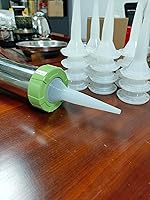 Vista 5 de JL&LOVE Boquilla de pistola de pegamento para salchichas modelo universal, reutilizable, hecha de materiales respetuosos con el medio ambiente