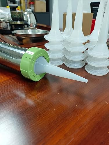 Miniatura 5 de JL&LOVE Boquilla de pistola de pegamento para salchichas modelo universal, reutilizable, hecha de materiales respetuosos con el medio ambiente,